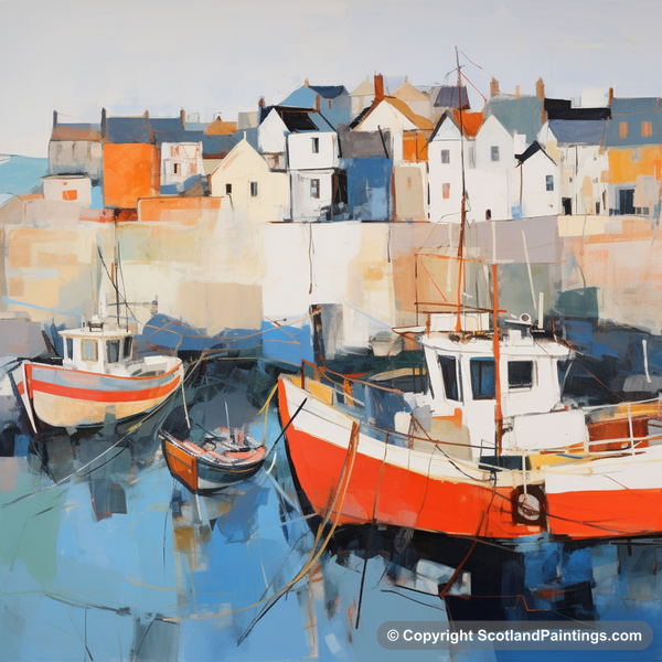 Painting - Anstruther - Scottish Villages