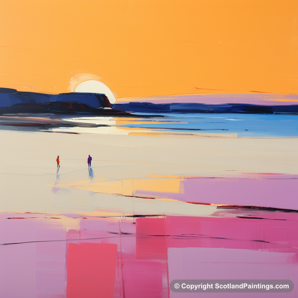 Painting - Balmedie Beach - Scottish Beaches