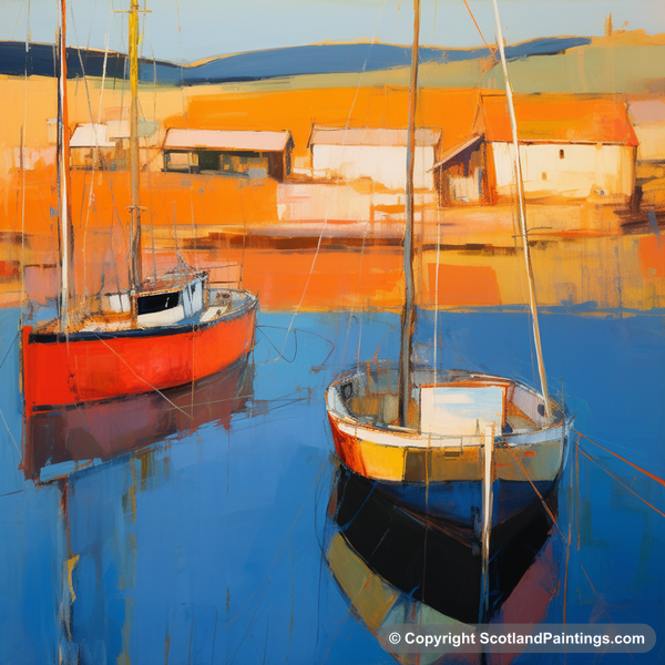 Painting - Cromarty Harbour - Scottish Harbours