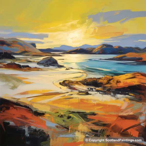 Painting - Achmelvich Bay - Scottish Coves