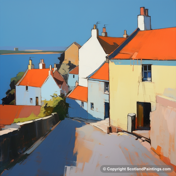 Painting - Culross - Scottish Villages