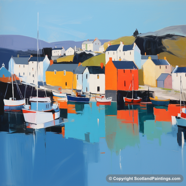 Painting - Portree Harbour - Scotland Favourites