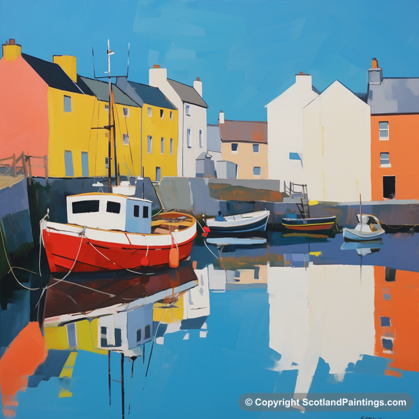 Painting - Stornoway - Scottish Cities