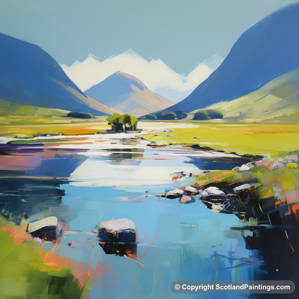 Painting - Glen Etive - Scotland in Summer