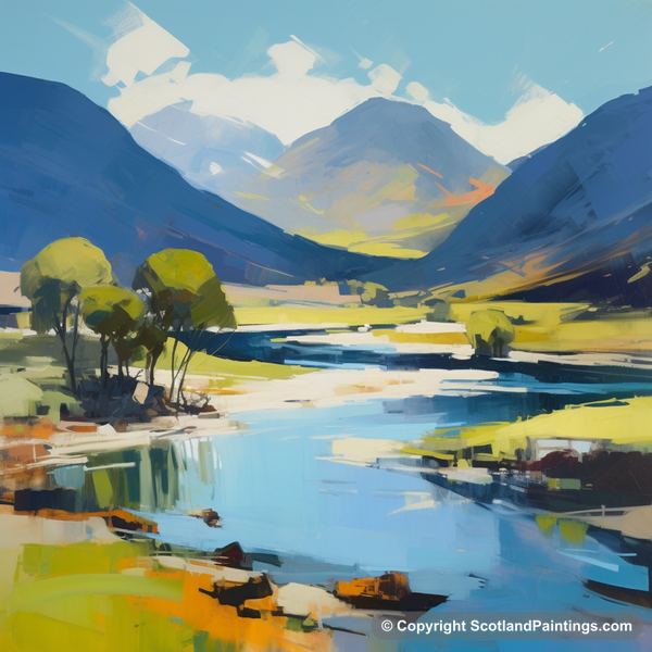 Painting - Glen Etive - Scotland in Summer