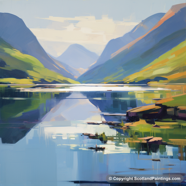 Painting - Glen Etive - Scotland in Summer