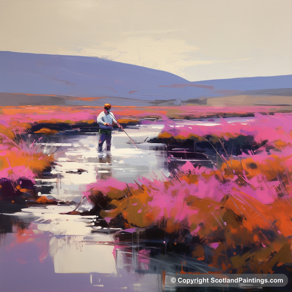 Painting - River Conon - Scotland Fly Fishing