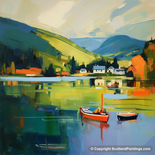 Painting - Loch Tay - Scottish Lochs