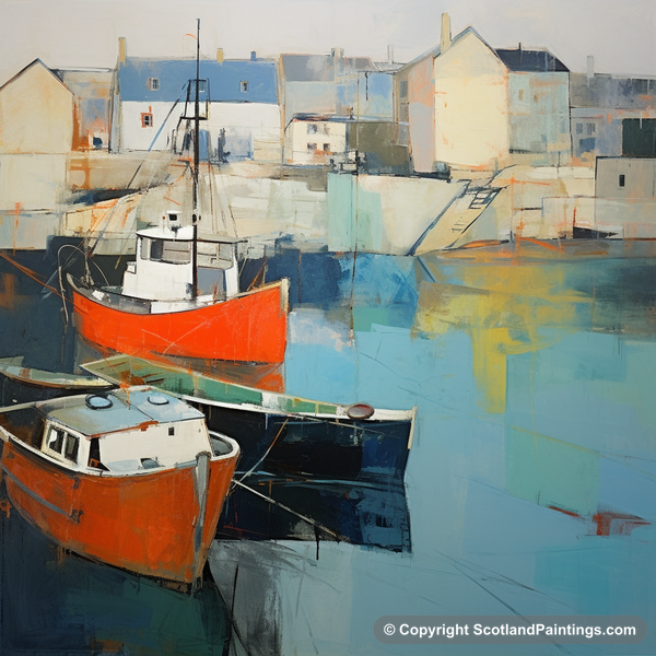 Painting - Stornoway Harbour - Scotland Favourites