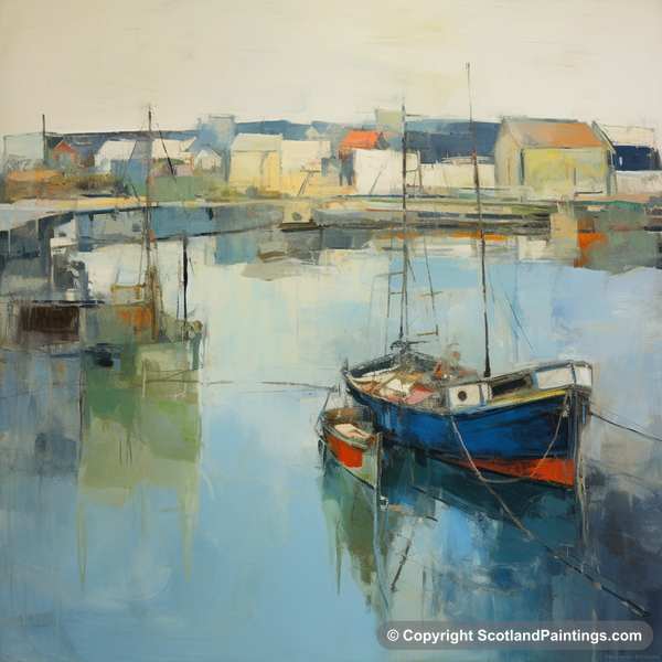 Painting - Stornoway Harbour - Scotland Favourites