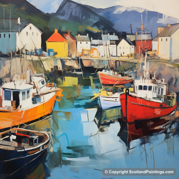 Painting - Mallaig Harbour - Scotland Favourites