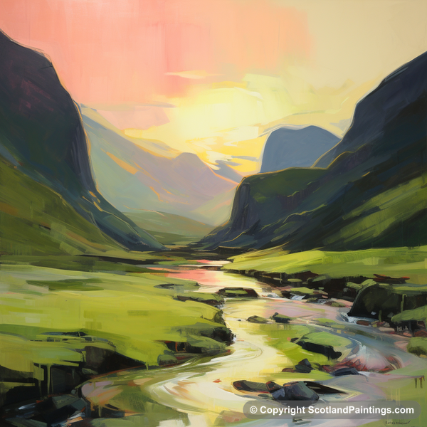 Painting - Glencoe - Glencoe