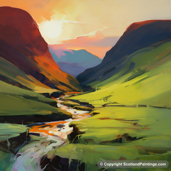 Painting - Glencoe - Glencoe