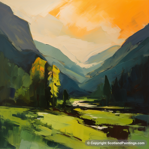 Painting - Glencoe - Glencoe