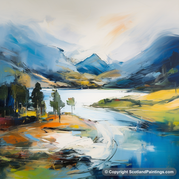 Painting - Loch Achray - Scottish Lochs