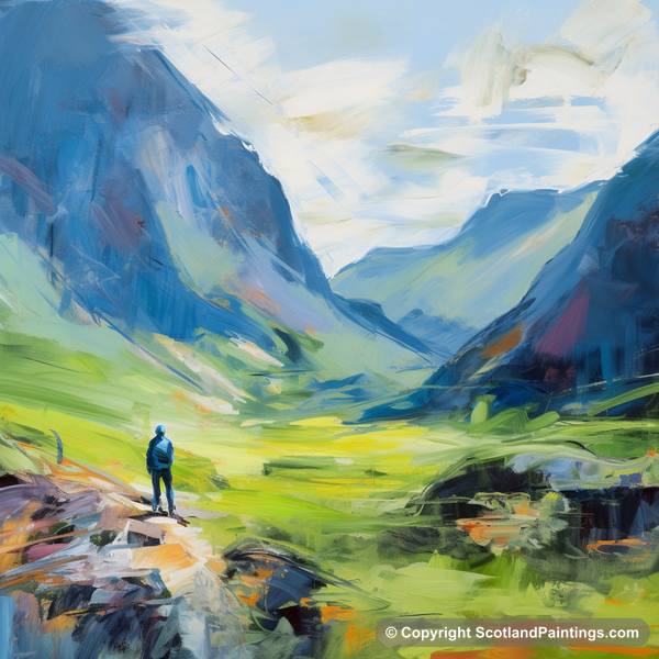 Painting - Glencoe - Scotland in Summer