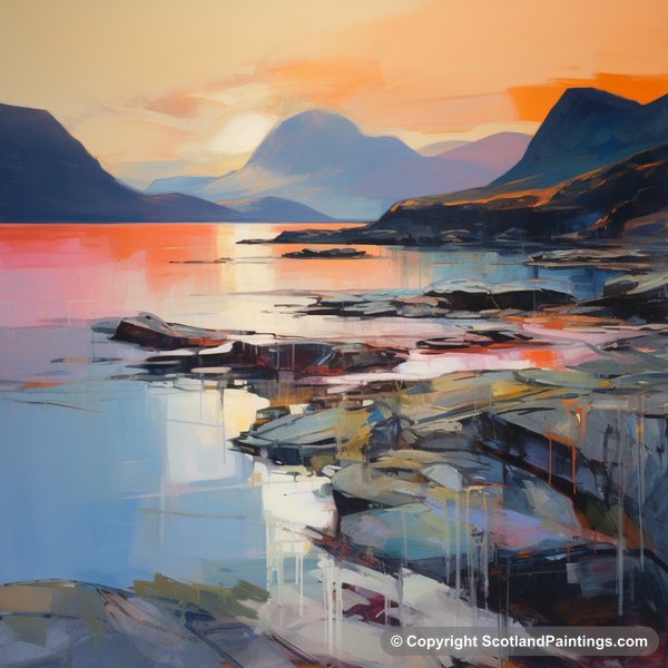 Painting - Elgol Bay - Scottish Coves