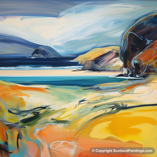 Painting - Sandwood Bay - Scottish Beaches