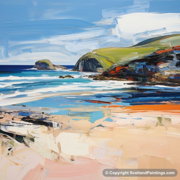 Painting - Sandwood Bay - Scottish Coves