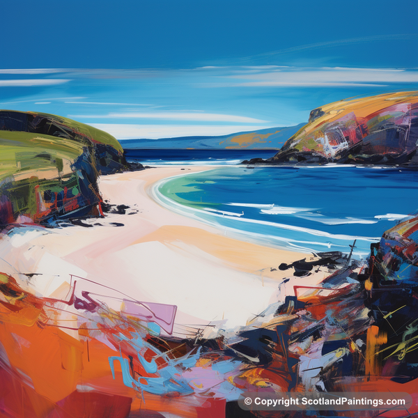 Painting - Sandwood Bay - Scottish Coves