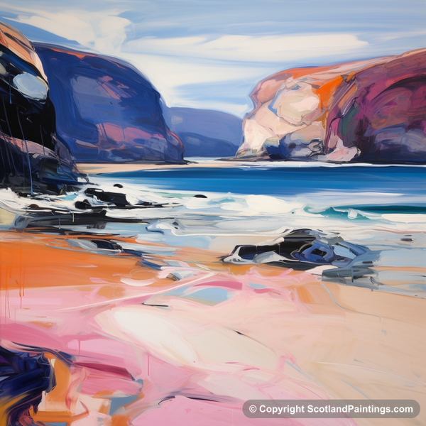 Painting - Sandwood Bay - Scottish Coves