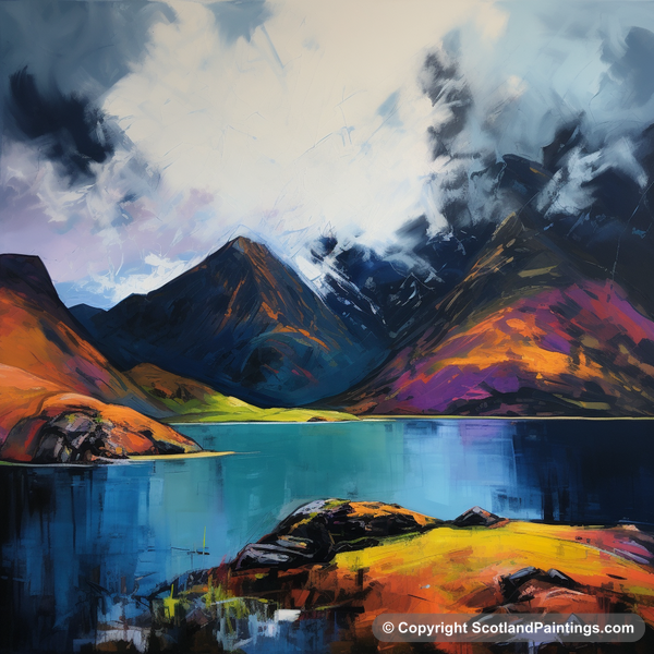 Painting - Loch Coruisk - Scottish Coves