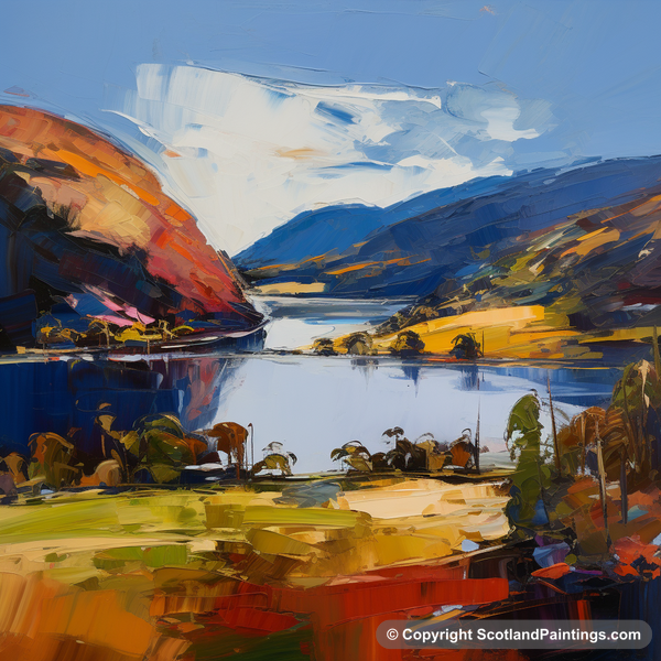 Painting - Loch Earn - Scottish Lochs