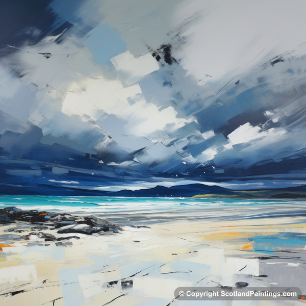 Painting - Luskentyre Beach - Scottish Beaches