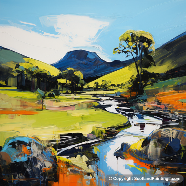 Painting - Glen Esk - Scotland in Summer